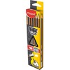 Maped BlackPeps Lpiz de Grafito, Triangular, Mina Resistente, Gris, paquete