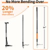50” Weed Puller Tool, Heavy-Duty Weeder Tool with Long Handle,