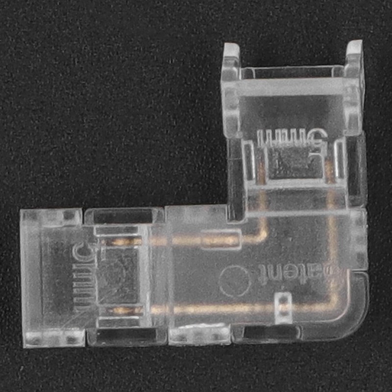 8Pcs 2 Pin 5mm COB LED Strip Light Connectors L