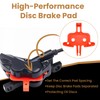 BaYiToo 10 Pcs Bicycle Disc Brake Pad Spacer, Hydraulic Brake