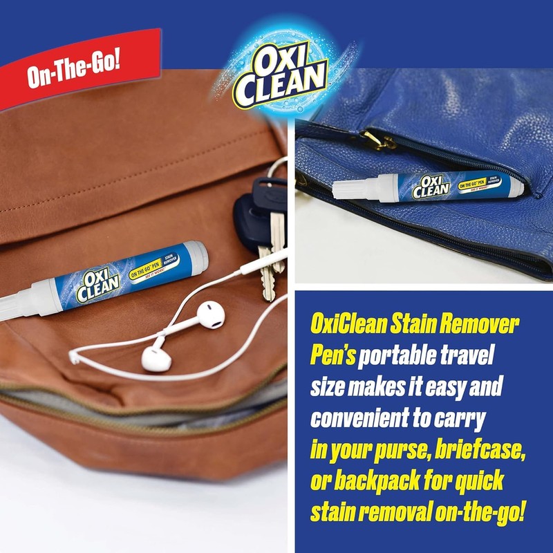 OxiClean On The Go Stain Remover Pen for Clothes, Portable