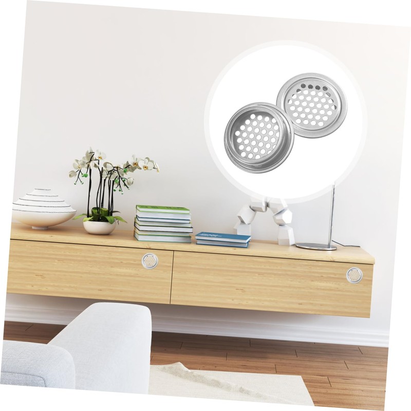 TEHAUX 20pcs Vent Cover for Cabinets Wardrobes and Furniture Durable