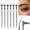 PETUPS Foldable Curled Eyelash Brush,2024 New Mascara Brush Eyelash Comb