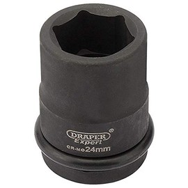 Draper 28694 Expert Hi-Torq 6 Point Impact Socket, 3/4" Square Drive, 24mm , Blue