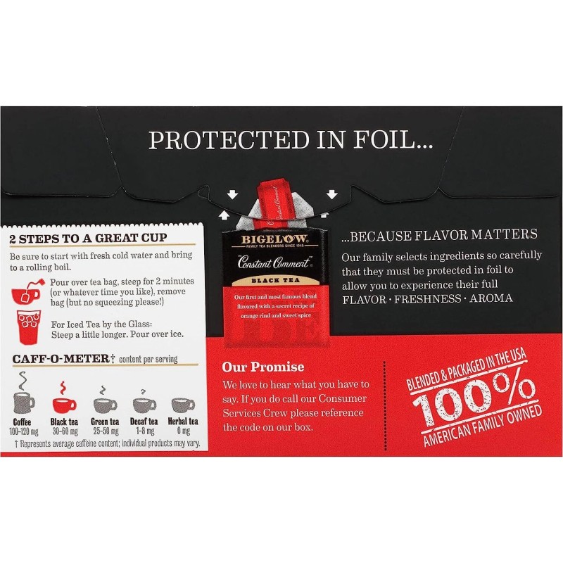 Bigelow Constant Comment Black Tea - 20 tea bags