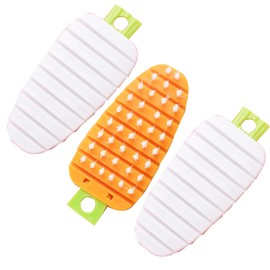 Qishing Flexible Multifunctional Fruit and Vegetable Brush Household Kitchen Cleaning Brush yam Potato Carrot mud Removal Brush Clean Melon and Fruit Brush(3 Pack)