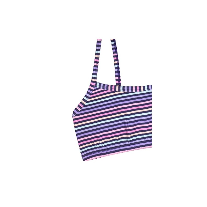 Fruit of the Loom Girls' Spaghetti Strap Sports Bra, Happy