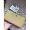 Coach CH801 Accordion Zip Around Wallet Refined Calf Leather $225