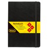 Idena 10054 A5 blank notebook, black