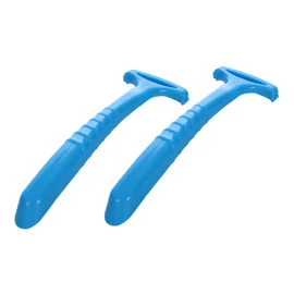 Healeved 2pcs Portable Foot File Professional Pedicure Tool for Foot Care Exfoliating Trimmer for Callus Removal Comfortable Handle Ergonomic Design Suitable for Home Use