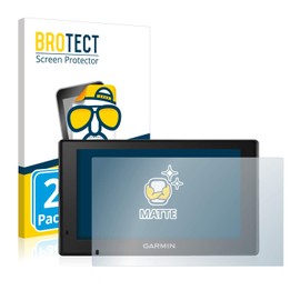 BROTECT Entspiegelungs-Schutzfolie für Garmin DriveSmart 60 LMT-D (2 Stück) Matte Displayschutz-Folie, Anti-Reflex, Anti-Fingerprint