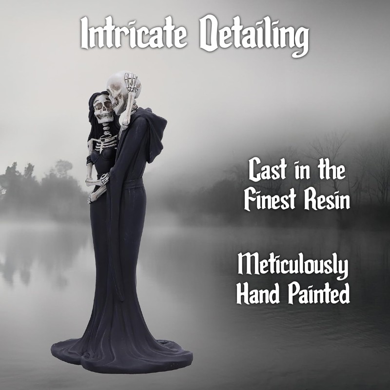 Nemesis Now Eternal Embrace 24cm, Resin, Gothic Wedding Giftware, Skeleton