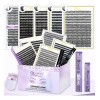 Kit De Extensiones De Pestañas 5 Discos, Gran Capacidad