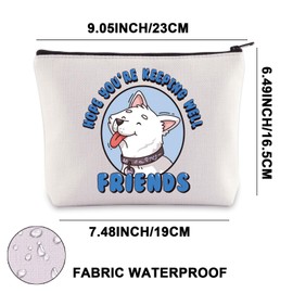 G2TUP BG3 Scratch Makeup Bag Scratch Lover Gifts Hope You're Keeping Well Friends Best Boi Scratch Gifts (Friends CA)