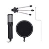 Ausla USB Condenser Microphone with Tripod Stand for Computer, Studio