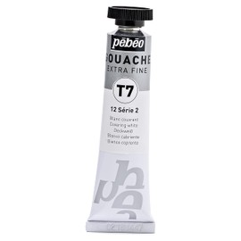 Pébéo Gouache 20 ml Tube White Paint Coverage