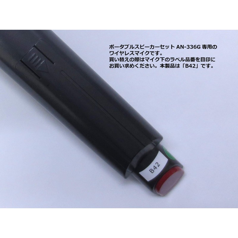 AUDIO NEXSUS AN-336G Handed Wireless Microphone AUDIO NEXSUS Model Number: