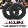 (2 Pcs) 4.10/3.50-5 Inner Tube with TR-87 Bent Valve Stem,Replacement