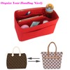 YXBQueen Handbag Organiser Bag Organiser with Compartments Purse Insert Bag