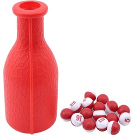 WADY 1 Set Billiard Game Kelly Billiards Accessory Pool Shaker Bottle Peas with Standard 16 Numbered Tally Balls Peas Billiard Accessoriesfor Sports Club Supplies Home Birthday Gift