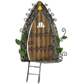 Fountasia Fairy Door Pebble Gold Bell