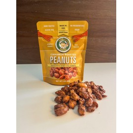 Magic Bavarian Cinnamon Roasted Peanuts, 3 Ounces Trial Size of Sweet, Gluten-Free, Vegan Nuts, Made in the USA