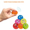Coricorsu Dog Toy Squeaky Dog Toys Funny Face Chewing Latex
