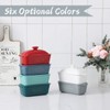 FE Butter Dish, 10 oz Ceramic Butter Keeper with Water