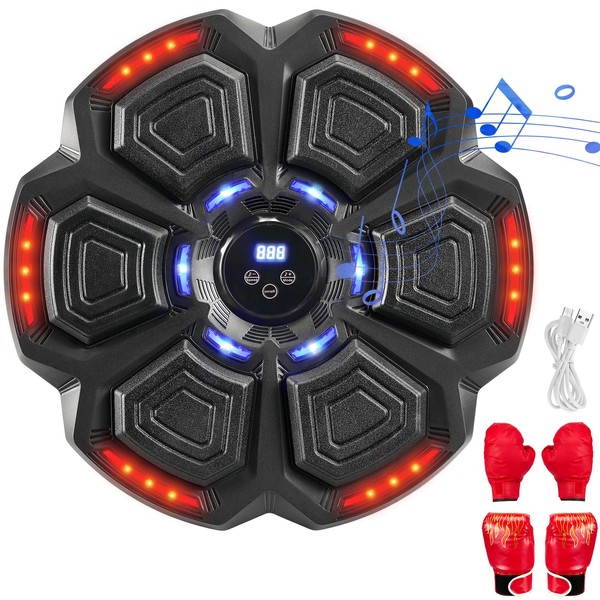 HAWEEK Music Boxing Machine, Wall Mounted Smart Bluetooth Boxing Machine