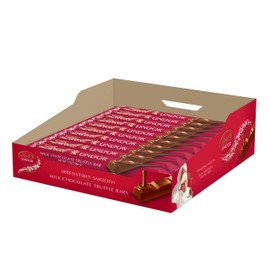 Lindt LINDOR Milk Chocolate Truffle Bar, Chocolate Candy Bar with Smooth Center, Great for gift giving, 1.3 oz. (30 Pack)