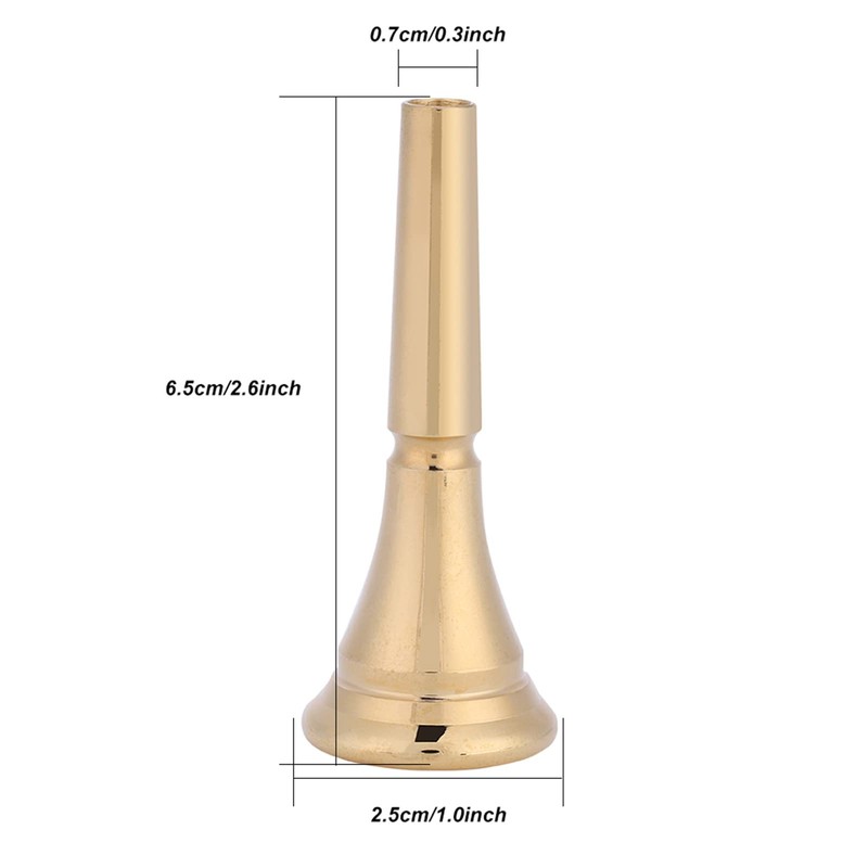 Horn Mouthpiece, Brass Mouthpiece for French Horn Cooper Horn Mouthpiece
