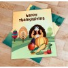 Handmade Happy Thanksgiving Turkey Front/Back Cover Set for use w