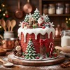 Christmas Tree Silicone Molds Christmas House Fondant Mold