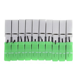 10Pcs Fiber Optic Quick Connector FTTH SC/APC Embedded Fast Cold Joint Adapter