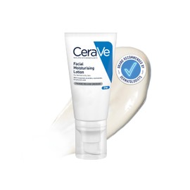 CeraVe CeraVe PM Facial Moisturising Lotion with Hyaluronic Acid and 3 Essential Ceramides for Normal to Dry Skin 52ml