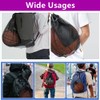 2 PCS Single Mesh Ball Bag, with Zipper Pocket -