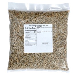Sunflower Seeds Roasted and Salted, 2 Pound Bag, Sunflower Seeds No Shell, 32 Ounce Bulk Bag
