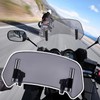 LimCryspp Motorcycle Windshield Extender Small Windshield Extender Block, Adjustable Clip