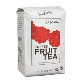 Coffee Fruit Tea - Cascara - superfood with antioxidants - 1lb - WHOLE DRIED COFFEE FRUIT for cold or hot brew - by Twin Engine Coffee