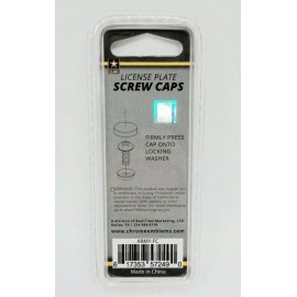 Elektroplate U.S. Army License Plate Screw Caps Pack of 4 New