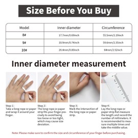 Twievo Smart Ring, Fitness Tracker Ring with Charging Case, IP68 Waterproof, Heart Rate, Blood Oxygen, Sleep Tracker, No App Subscription-Compatible with Charging Case (Black, #10)