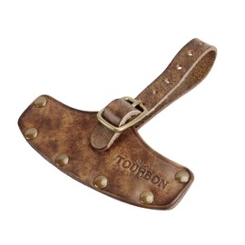 Tourbn TOURBON Classical Thick Leather Axe Blade Cover Sheath Leather Head Holster Single Hatchet Protector