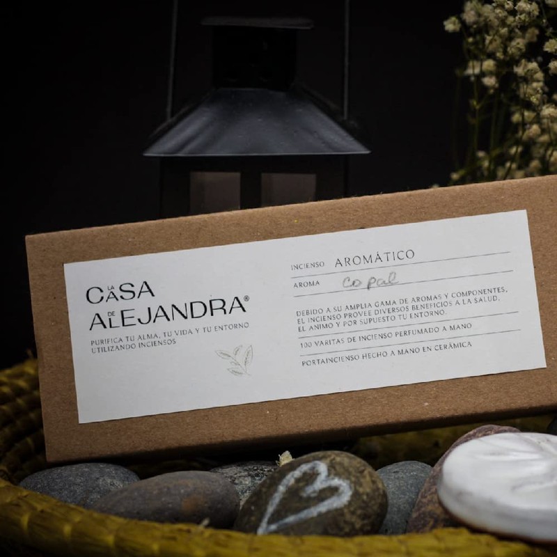 LA CASA DE ALEJANDRA. Incienso de Copal. Fomenta la Limpieza,