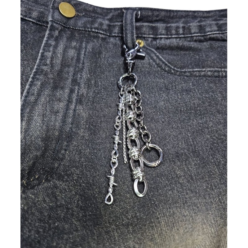 Milk Wave Quattro Pulse Chain Key Ring