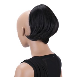 PRETTYSHOP BUN Up Do - Extensiones de pelo con cinta para coleta, color negro y marrón # 3 H402