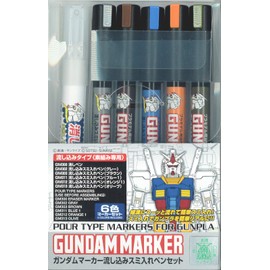 GSI Creos GMS122 Gundam Marker, Pouring Pen Set, Paint Marker