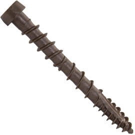 10 x 1-3/4" Latte Composite Decking Screws. Exterior Coated, Pressure Treated and ACQ Lumber Compatible. Use T20 Torx/Star Dive Bit (1 Pound ~159 Screws)