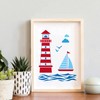 BENECREAT Lighthouse PET Plastic Drawing Templates 11.8x11.8 Inch Compass Anchor