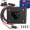 SUPGCPER EZGO Charger Receptacle, Golf Cart 48V Charger Port for