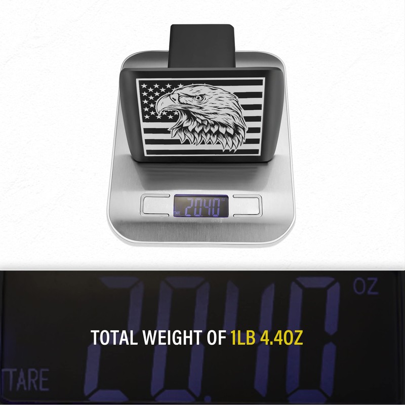 STEEL HAWK Heavy Duty American Flag Eagle 304L Stainless Steel
